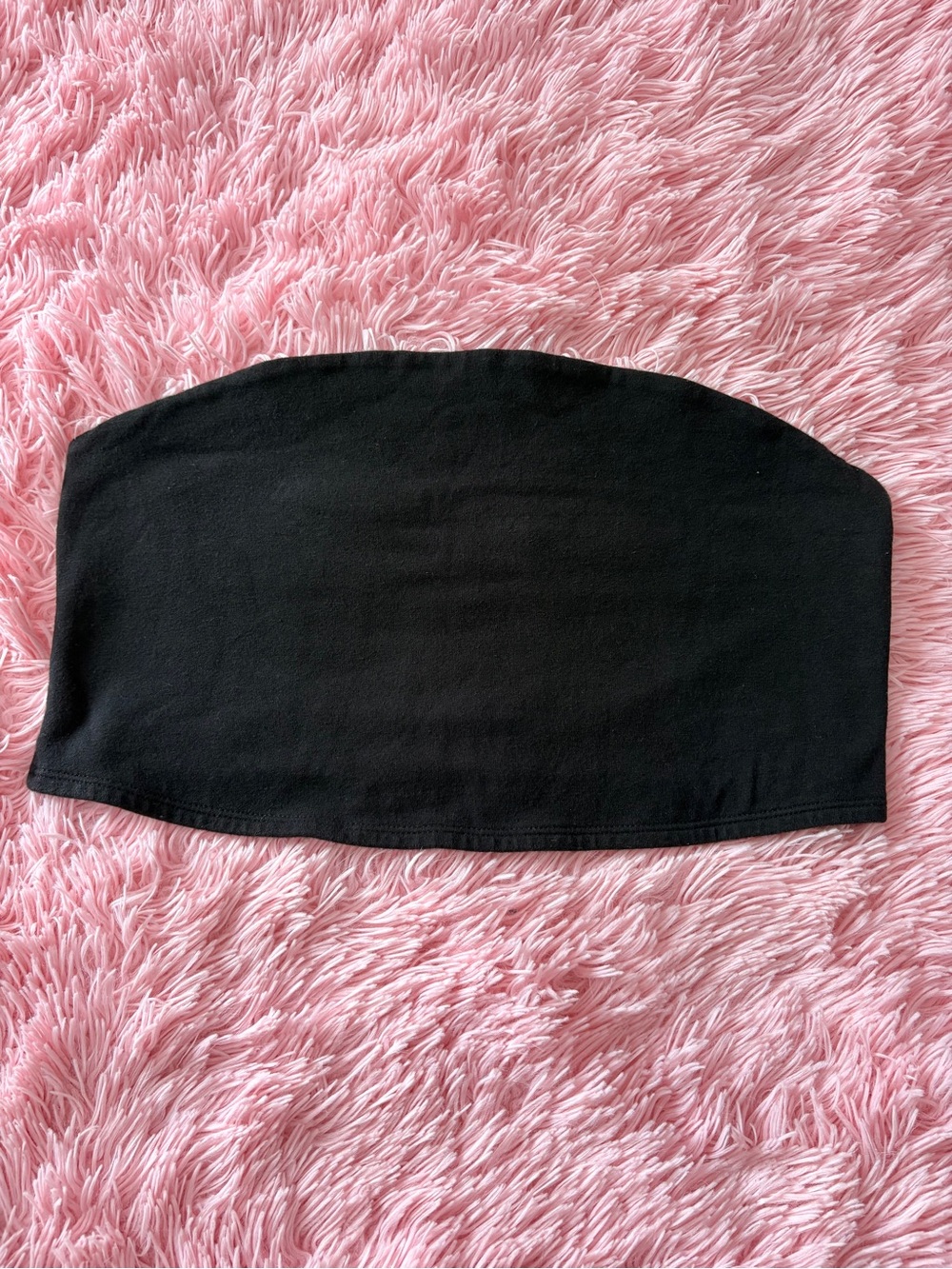 wild fable Black Strapless Bandeau Top